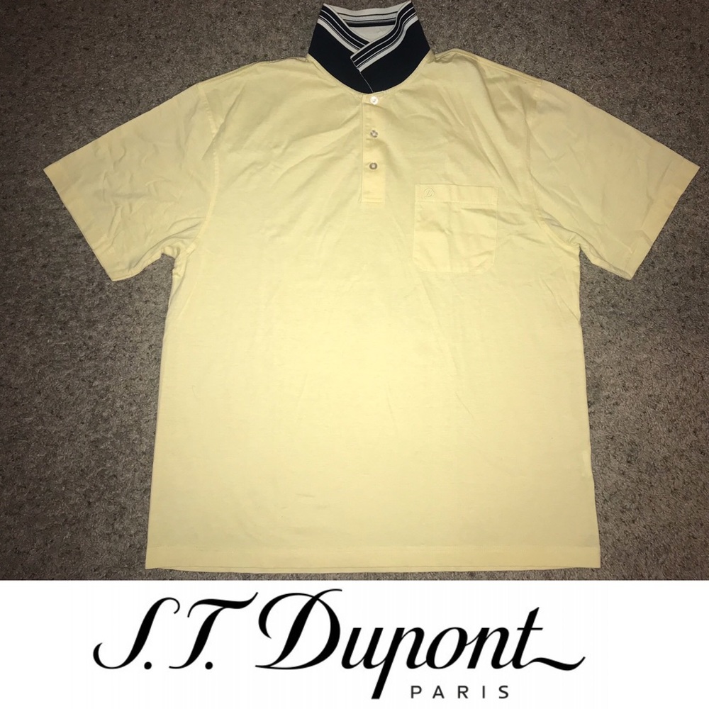 S.T DUPONT Luxury Polo Golf Shirt